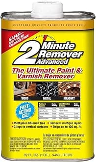 Sunnyside 63432 2-Minute Remover Advanced Paint & Varnish Remover Gel, Quart