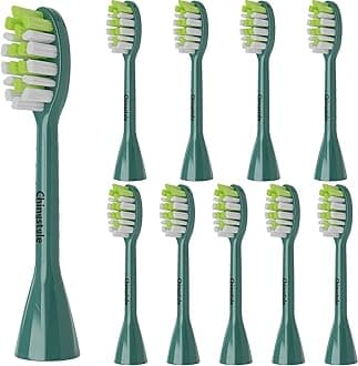 Toothbrush Replacement Heads Compatible with Philips One Sonicare Electric Toothbrush HY1200 HY1100, Tooth Brush Head Sage -10 Pack