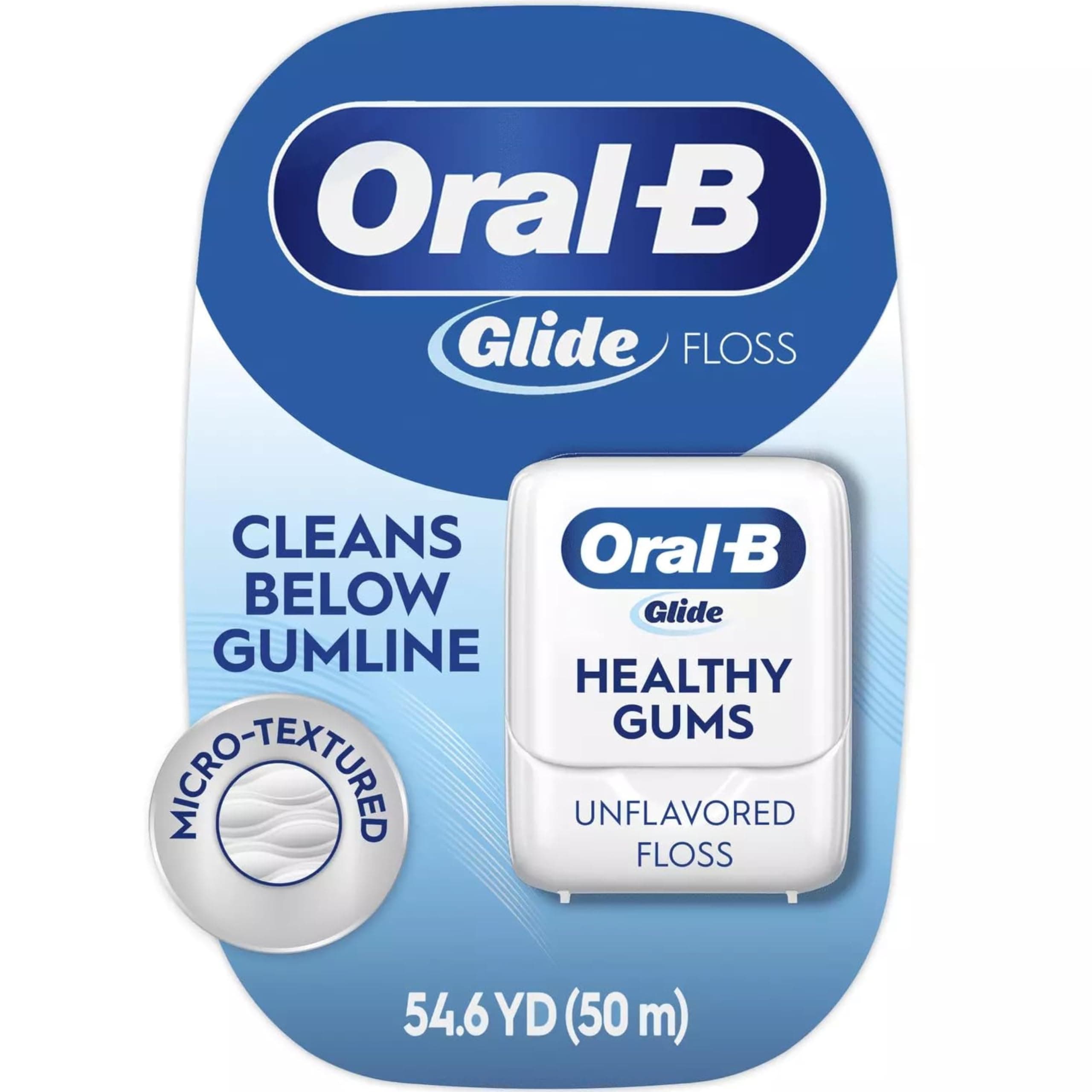 Glide Floss Health Gums Unflavored Floss 54.6 YTD (50 m) (Pack of 1)