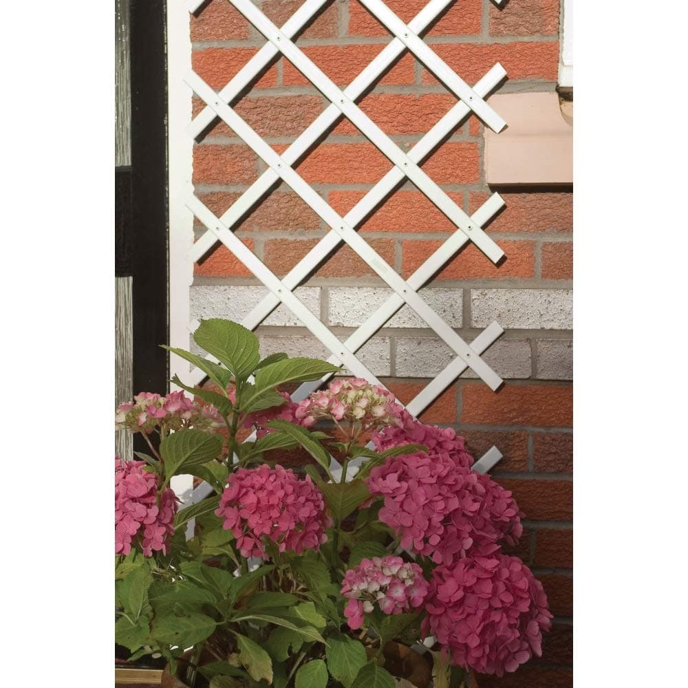 Expandable White Trellis 78" x 19-1/2" (5 Pack)