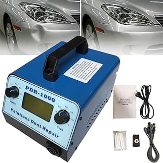 Auto Body Dent Puller Kit Professional,Hotbox Dent Remover Paintless Dent Repair Tool Induction Heater Hot Box Car Repairing Tool,for Removing Dents,Blue