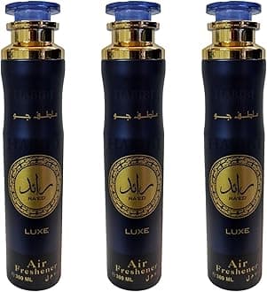 Arabian Air Freshener Bundle (3 x 300ml) Dubai, Luxury Scent, Long Lasting Fragrance (3 x Ra'ed Luxe)