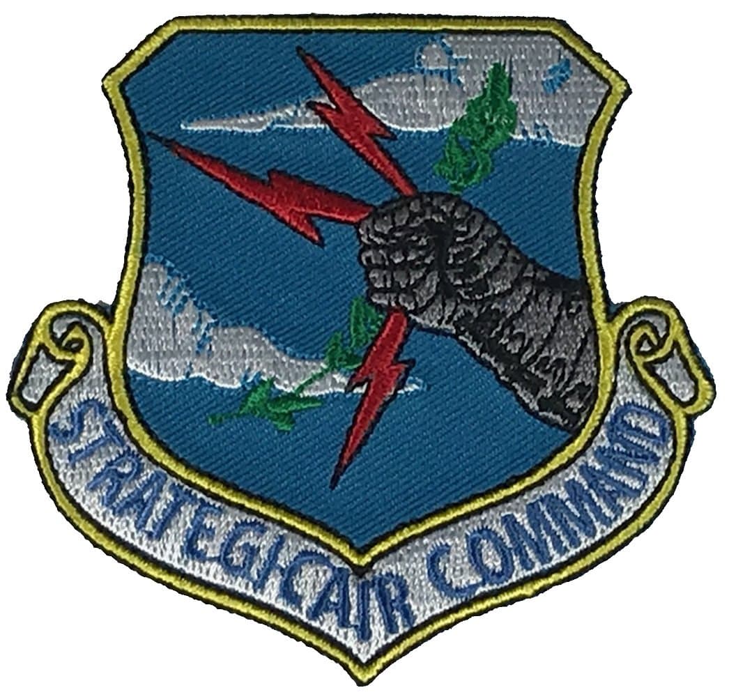 AIR FORCE STRATEGIC AIR COMMAND SHIELD PATCH"SAC" - Color - NON REGULATION