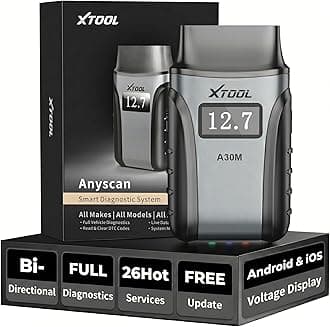 XTOOL A30M OBD2 Scanner Bluetooth, Car Diagnostic Tool with 26+ Reset, Bi-Directional with All System Diagnostic Scanner, DPF Regeneration Tool for Android & iOS, Lifetime Free Update, CAN FD