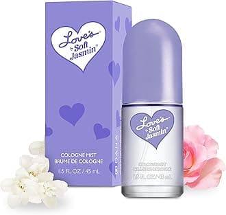 Love's Soft Jasmin Cologne Mist – Romantic Jasmine Perfume Body Spray for Women with Soft, Floral & Musky Scent (1.5oz)