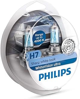 WhiteVision ultra H7 car headlight bulb, 4.200K, set of 2