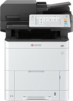 KYOCERA ECOSYS MA4000cix Multifunctional Color Laser Printer (Print/Copy/Scan), 42 ppm, 1200 dpi, Gigabit Ethernet & HyPAS Capable, 7 inch Touchscreen Panel, Dual Scan Document Processor