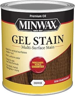 Minwax 660910000 Gel Stain, Quart, Coffee