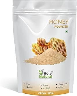 - Holy Natural Honey Powder 100gm, Dried Honey for Food, Beverages, Bakery, Cosmetics | Natural Sweetener