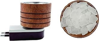 Camphor Burner for Home | Kapoor Dani for Puja | Camphor Burner | Bhimseni Camphor 100G - Wood, Brown