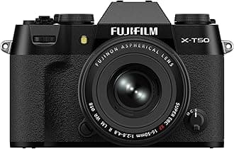 Fujifilm X-T50 Body, Black with XF16-50mmF2.8-4.8 R LM WR Lens Kit