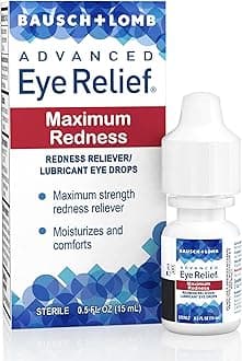 & Advanced Eye Relief Maximum Redness Reliver, 0.5-Ounce Bottles (Pack of 6)