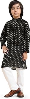 Pro-Ethic Style Developer Boy's Cotton Printed Kurta Pajama For Kid'S s Traditional Dress Kurta Pajama Set