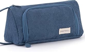 EASTHILL Big Capacity Pencil Case Pouch Pen Case Simple Stationery Bag School College Office Organizer for Teens Girls Adults Student