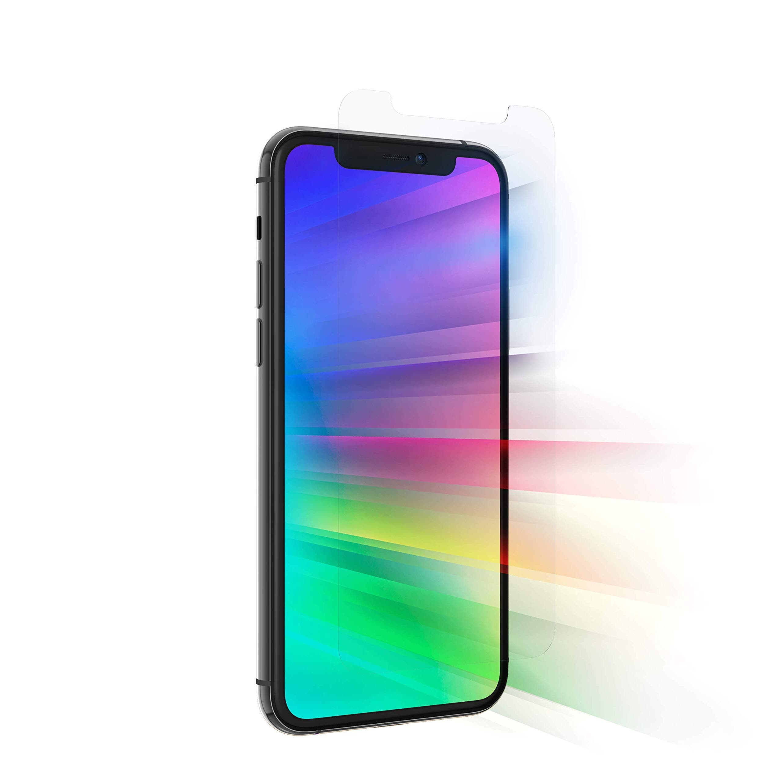 ZAGG Glass Elite VisionGuard+- Screen Protector - with Blue Light Filter - for iPhone 11 Pro, iPhone Xs, iPhone X - invisibleShield - Impact Protection