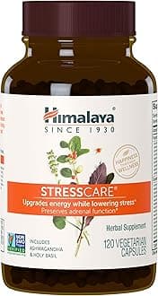 StressCare, 30 Day Supply - Herbal Adrenal Support for Calming Relaxation, Stress Relief, Energy Support and Occasional Sleeplessness - Vegan, Non-GMO, Gluten Free, 120 Capsules