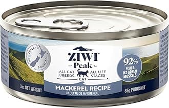 ZIWIPeak Wet Cat Food, Mackerel Flavor - Pack of 24 x 85g - Total: 2020g