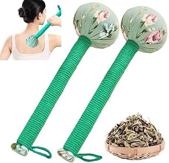 APSWUDR Traditional Moxa Stick Massager - Handheld Mugwort Massage Hammer for...