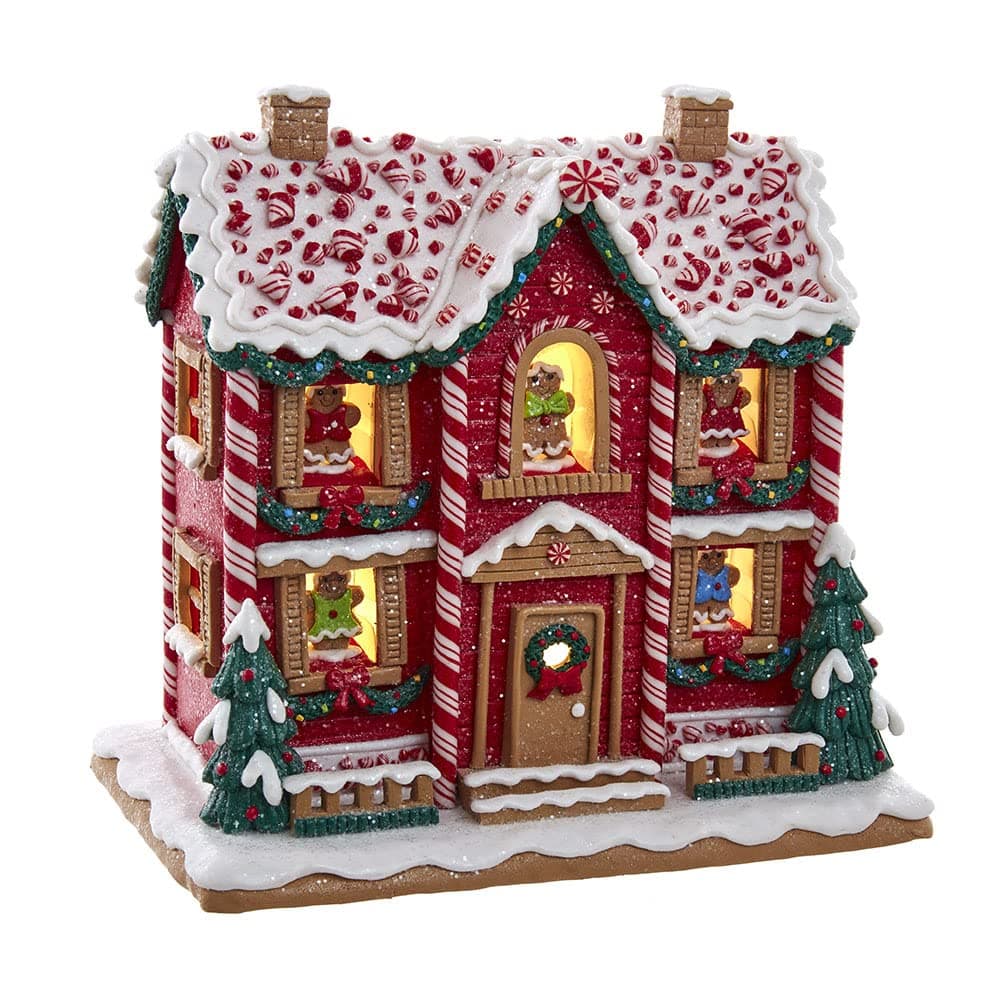 Kurt S. Adler Gingerbread House, Multicolored, 9.5"