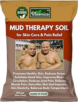 Mud Therapy Sand for Mud Baths & Skin Wellness - 450 gm | Therapeutic Mud for Healing, Relaxation, Rejuvenation & Moisturizing - (450gm)