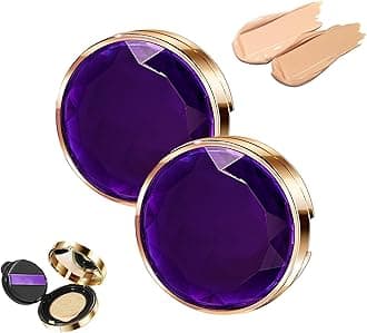 Soft Matte Cream Concealer, Waterproof Foundation, Soft Matte Cream Concealer Full Coverage, Full Coverage Moisturizing Contour and Brighten(Color:Ivory white+natural color)