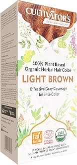 Cultivator's Organic Herbal Hair Colour - Light Brown 100g