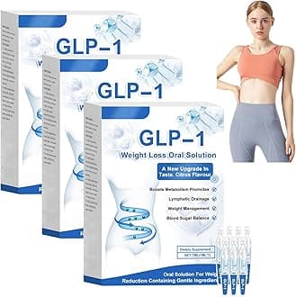 21 Pieces GLP-1 Pro Oral Solution We/Ight Loss Drops,Advanced GLP1 Liquid Oral Drops,Liquid Oral Serum,Portable Natural Extract for Men Women,Suitable for All Body Types,Easy to Use (7 Pieces/Box)