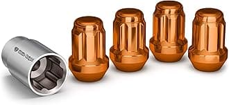 White Knight 40400SOGT Orange Wheel Lock, 4 Pack