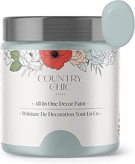 Country Chic Paint Chalk Style - for Furniture, Home Decor, Crafts - Eco-Friendly - All-in-One - No Wax Needed (Dune Grass [Green], (16 oz))