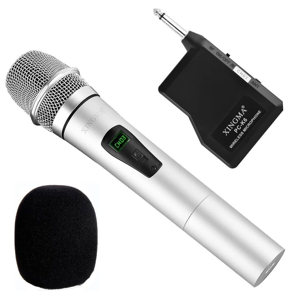 UHF Wireless Microphones silver