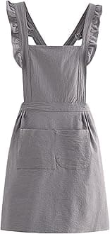 FAIRYGATE Aprons for Women Unisex Adjustable Apron Cooking Kitchen Chef for Home Kitchen Restaurant Coffee House