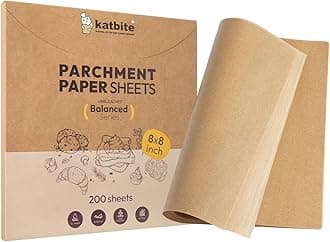 Katbite Parchment Paper Sheets 8x8 in 200 pcs