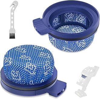 Filters for Samsung BESPOKE Jet VS20A958FWN, VS20A95923B/AA, VS20A95923N/AA, VS20A95923W/AA Cordless Stick Vacuum Cleaner, 2-Pack Replacement HEPA Filters