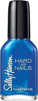 Hard as Nails, Sturdy Sapphire, Long Lasting, Chip Resistant, Semi Opaque, Shiny Blue Nail Polish