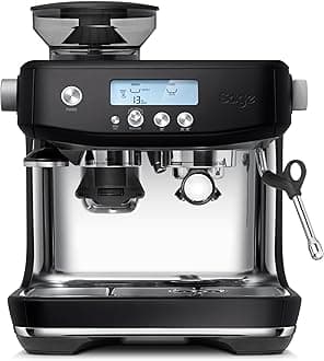 The Barista Pro, Bean to Cup Coffee Machine with Grinder and Milk Frother, Black Truffle