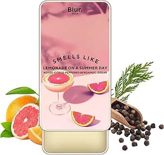 Blur India Solid Perfumes | Smells Like Lemonade On A Summer Day | Alcohol Free | Long Lasting Perfume - 10g