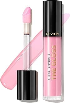 Super Lustrous Lip Gloss, High Impact Lipcolor with Moisturizing Creamy Formula, Infused with Agave, Moringa Oil, & Cupuacu Butter, Sky Pink (207)