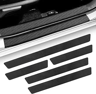 5 Pcs Car Door Sill Plate Protectors for 2024 2025 Toyota Land Cruiser 250 1958 Prado Lc250 J250, Welcome Pedal Protect Door Edge Protection Decorate Anti-Scratch Sticker