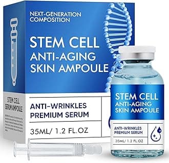 Stem Cell Anti-Aging Serum - Firm, Hydrate, and Renew Your Skin for a Youthful Glow,Strengthens and Moisturises Skin，Use with and Without MicroNeedling, Anti Aging & Smooth Wrinkles