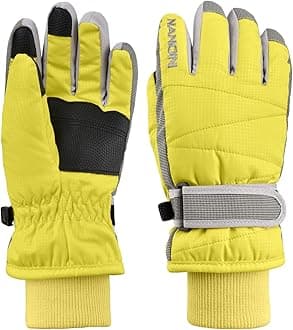 Kids Ski Snow Gloves Water-Resistance Windproof Winter Cold Weather Gloves for Boys Girls Warm Thermal Snowboard Mittens