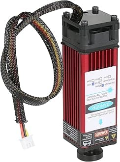 10W Laser Module 450nm Engraving La-ser He-ad High Precision Engraving Metal Wood for Laser Engraving Machine CNC Router Cutting Machine