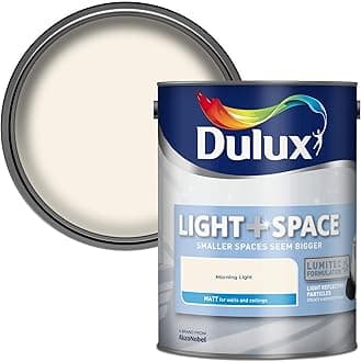 Dulux Light & Space Matt Emulsion Paint - Morning Light - 5L