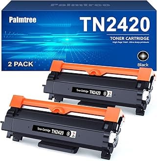 TN2420 Compatible with Brother MFC-L2710DW Toner Brother MFC L2710DW Toner Brother HL-l2350DW Toner Brother DCP-l2530DW Brother TN 2420 TN2410 TN2420 Toner Brother MFC L2710DN HL-L2310D (2 Black)