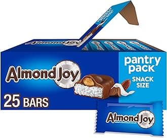 Coconut and Almond Chocolate Snack Size, Candy Pantry Pack, 15 oz (25 Pieces)