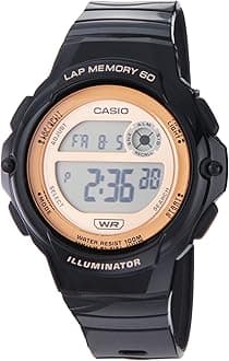 CasioCasio Illuminator Lap Memory 60 5-Year Battery Women's Digital Sports Watch Model: LWS-1200H