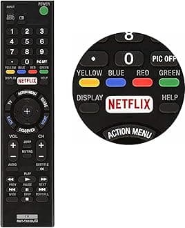 RMT-TX100U Remote Control Replacement for Sony TV RMT-TX100U/ RMT-TX102U/ RMT-TX200U/ RMT-TX300U