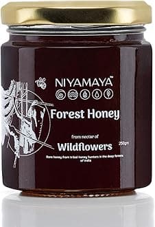 Forest Honey 250 gm Jar | 100% Pure Honey | Unprocessed Natural shahad for Weight loss | No Sugar No Adulteration Wild Honey