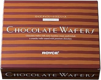 ROYCE' Chocolate Wafers "Hazel Cream" - Chocolate Wafers with Flavorful Filling| Gourmet Snack for Gifting & Indulging | Japanese Chocolate from Hokkaido (12 Pieces of Chocolate)