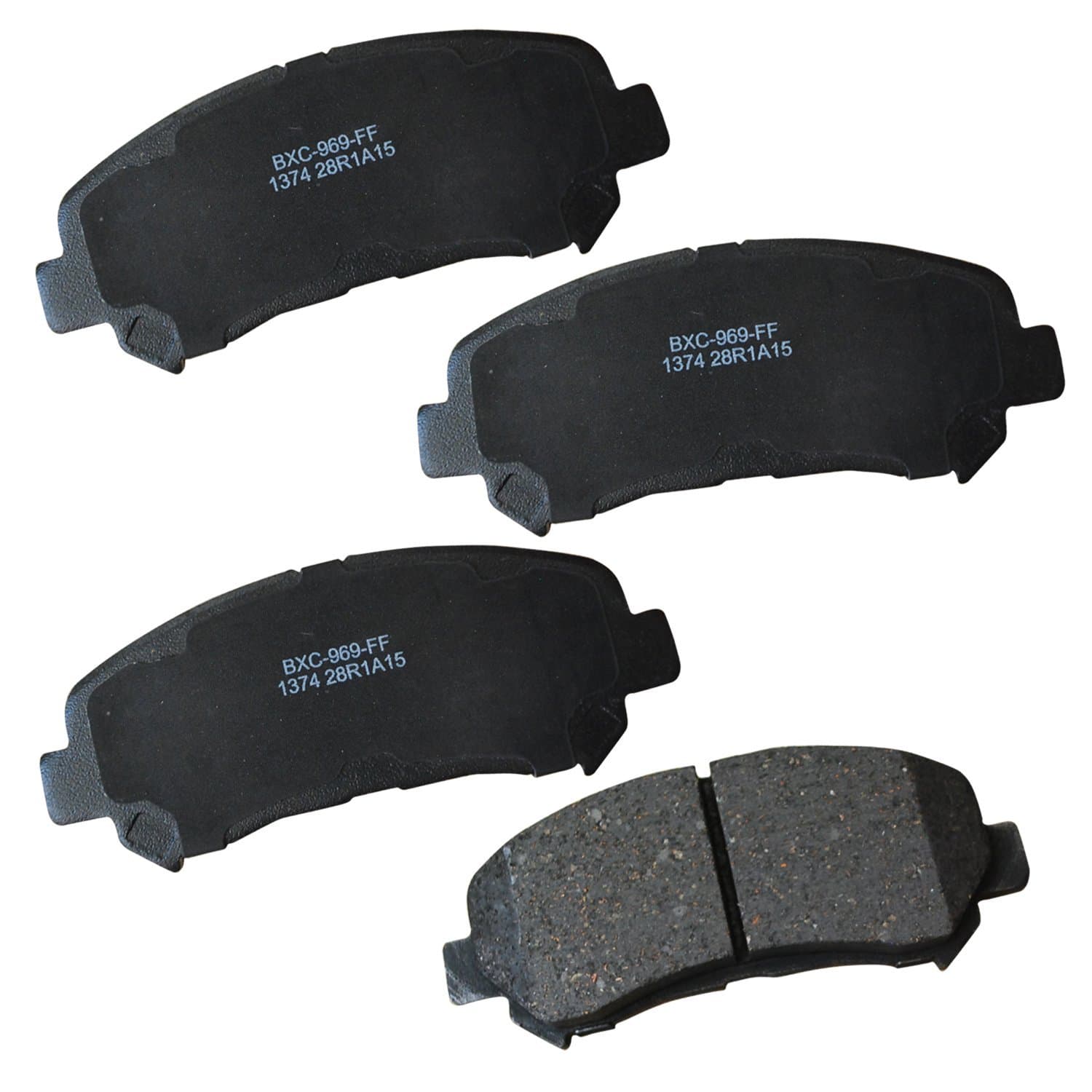 Bendix Premium SBC1374 Ceramic Front Brake Pads for Select Models Nissan Juke (Nismo RS only), Maxima, Rogue, Rogue Select, Sentra 2.5 (SE-R Spec V only), X-Trail, Suzuki Kizashi