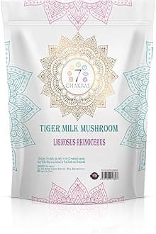 7C Tiger Milk Mushroom | 120 High Strength Tigers Milk Mushroom Supplement - 400mg TMM Extract per Serving | Mush Capsules | Non-GMO Gluten Allergen Free | Manufactured in The UK